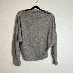 We the Free Grey Zipper Shoulder Detail XSmall